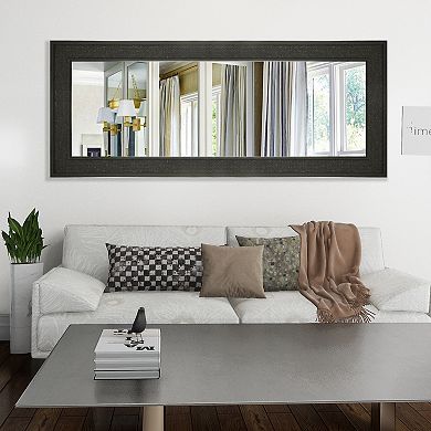 WallBeyond Rattan Grid Weave Hanging Wall Mirror