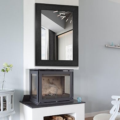 WallBeyond Rattan Grid Weave Hanging Wall Mirror