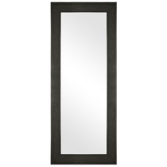 WallBeyond Rattan Grid Weave Hanging Wall Mirror