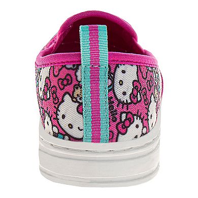 Hello Kitty Girls' Slip-On Canvas Sneakers
