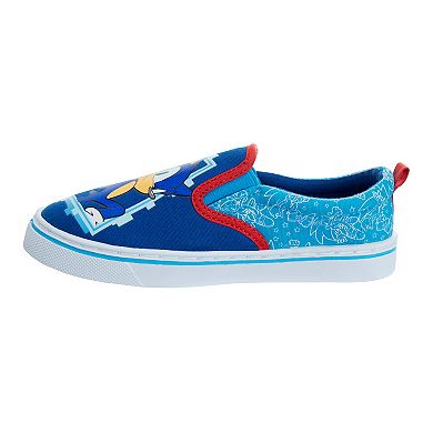 Sonic the Hedgehog Boys Slip-On Canvas Sneakers