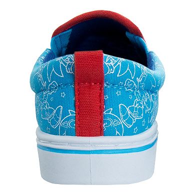 Sonic the Hedgehog Boys Slip-On Canvas Sneakers