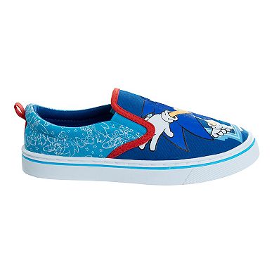 Sonic the Hedgehog Boys Slip-On Canvas Sneakers