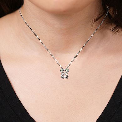 Sterling Silver Peridot Frog 3-Piece Jewelry Set