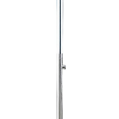 Fizo 60 Inch Floor Lamp, Led Light, Metal Base With Touch Switch, Chrome
