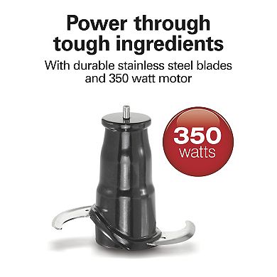 Hamilton Beach Stack & Press 3-Cup Food Chopper