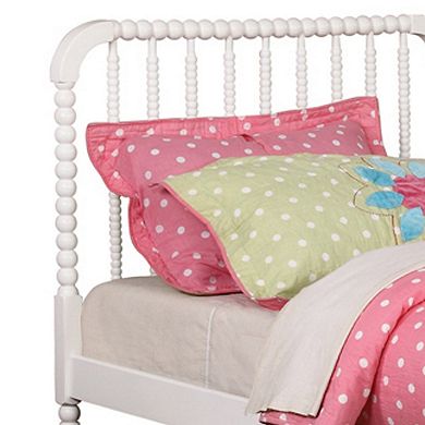 Wooden with Bobbin Style Slatted Headboard and Footboard