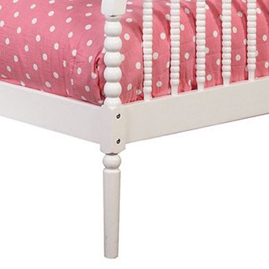 Wooden with Bobbin Style Slatted Headboard and Footboard
