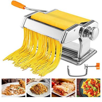 Pasta Maker Roller Machine, 8.27x7.87x5.12'', Easy To Use, Multi-purpose Noodle Maker