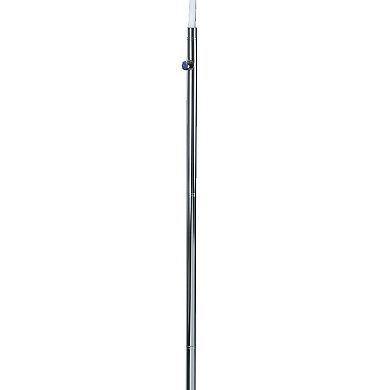 Sea 61 Inch Floor Lamp, Accent Twisted Led, Modern Style, Chrome Base
