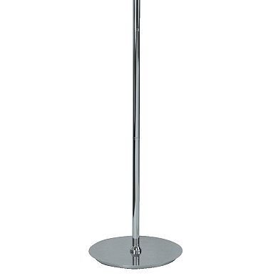 Sea 61 Inch Floor Lamp, Accent Twisted Led, Modern Style, Chrome Base