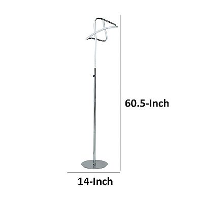 Sea 61 Inch Floor Lamp, Accent Twisted Led, Modern Style, Chrome Base