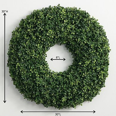 30-in. Artificial Boxwood Wreath