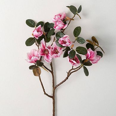 40-in. Artificial Pink Magnolia Stem