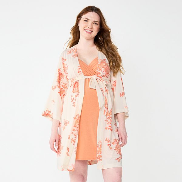 Maternity Sonoma Goods For Life® Nursing Nightgown & Robe Set