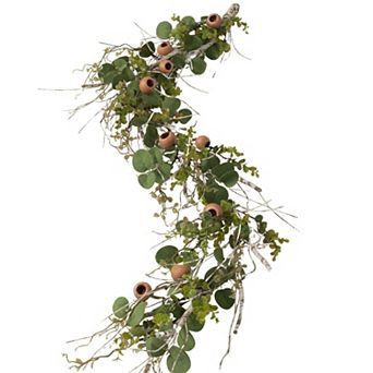 Sullivan's Artificial Birch, Eucalyptus & Pod Garland