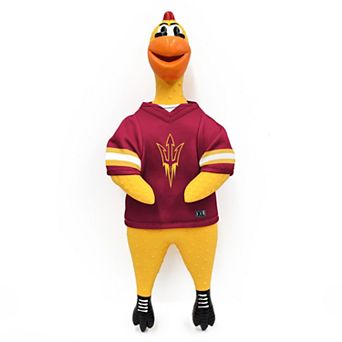 NCAA ASU Sun Devils Team Rubber Chicken Pet Toy