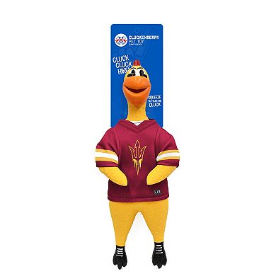 NCAA ASU Sun Devils Team Rubber Chicken Pet Toy