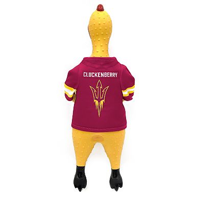 NCAA ASU Sun Devils Team Rubber Chicken Pet Toy
