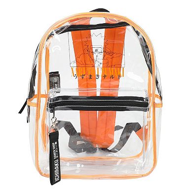 Naruto Shippuden Clear Plastic Backpack with Laptop Sleeve