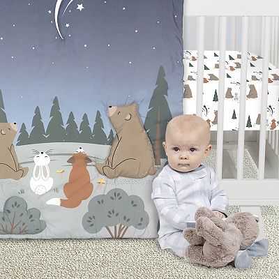 Sammy Lou Forest Stargazer 4 pc. Crib Bedding Set