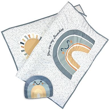 Sammy & Lou Sunshine and Rainbows 4-pc. Crib Bedding Set