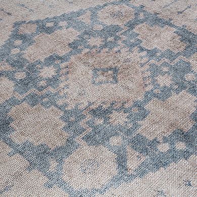 World Rug Gallery Faded Bohemian Machine Washable Rug