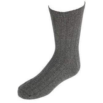 Kids' Cotton Ribbed Uniform Crew Socks