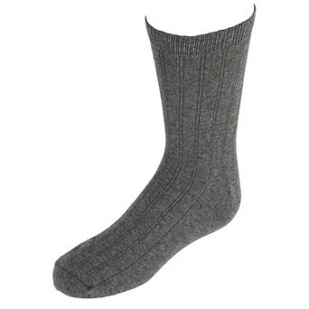 Kids' Cotton Ribbed Uniform Crew Socks