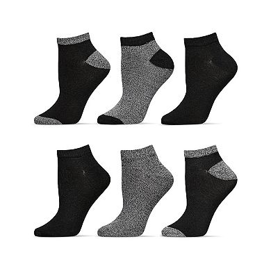 Marled Buttersoft Low-Cut Socks 6 Pair Pack