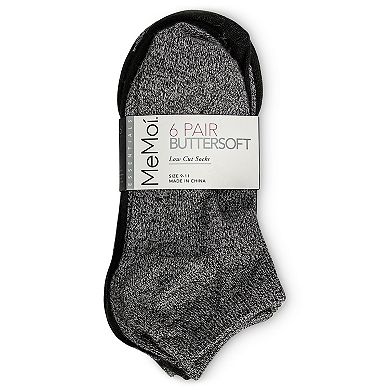 Marled Buttersoft Low-Cut Socks 6 Pair Pack