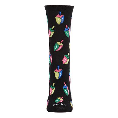 Dreidel Holiday Crew Socks