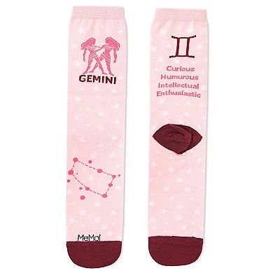 Gemini Zodiac Sign Crew Sock