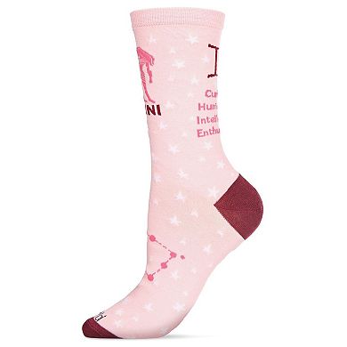 Gemini Zodiac Sign Crew Sock