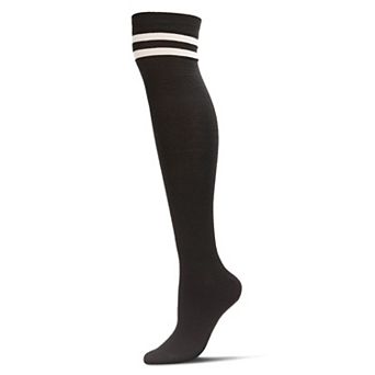 Top Stripe Cashmere Blend Over The Knee Warm Socks