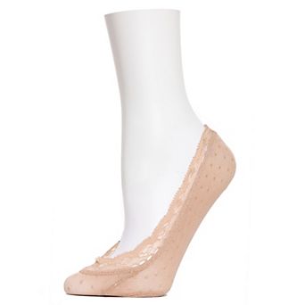 Dotted Lace Liner Socks