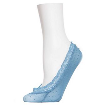 Dotted Lace Liner Socks