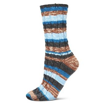 Static Tone Chunky Knit Boot Socks