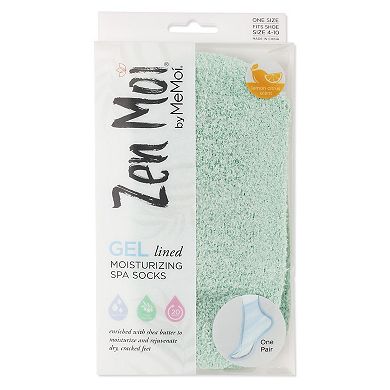 Solid Gel Lined Citrus Scent Cozy Anklet Socks