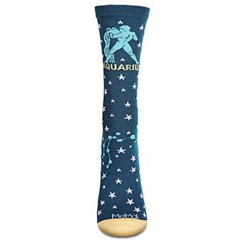 Aquarius Zodiac Sign Crew Sock