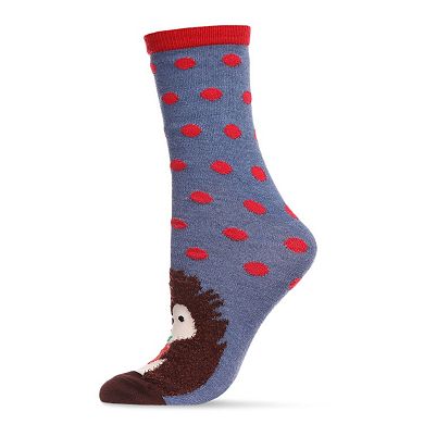 Foot Pet Porcupine Polka Dot Crew Sock