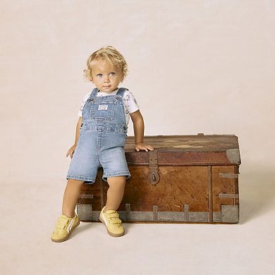 Toddler Boys Levi's® Denim Shortalls & Sailing T-shirt 2-Piece Set