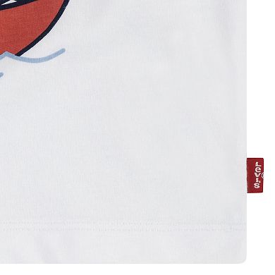 Toddlers Boys Levi's® 3D Sailing T-shirt & Jean Shorts 2-Piece Set
