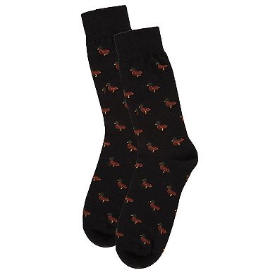Men's Red Duck Luxuriously Soft Cashmere Crew Sock