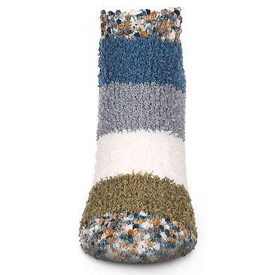Multi-wide Stripe Cozy Low-cut Socks