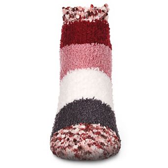 Multi-wide Stripe Cozy Low-cut Socks