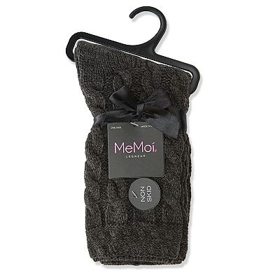 Classic Twist Chunky Knit Non-skid Crew Sock