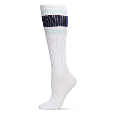 Retro Athletic Stripe Knee High Sock