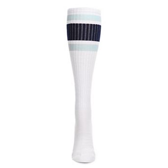 Retro Athletic Stripe Knee High Sock