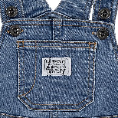 Baby Boys Levi's® Denim Shortalls and Sailing Bodysuit 2-Piece Set